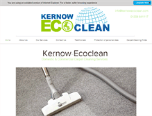 Tablet Screenshot of kernowecoclean.com